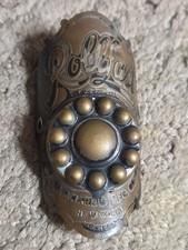 Vintage Original Rollfast Bicycle Head Badge D.P. Harris HDW & MFE Co New York picture