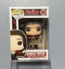 Justin Ponsor Autographed Funko Pop Marvel Scarlet Witch #95 Wanda Maximoff picture