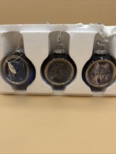 The Bradford Editions Call Of The Wilderness Wolf 3 Ornament Moon Shadows Vivi picture