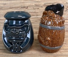 Monkey Tiki Mug Set of 2 Monatgue Rum Barrel Houlians Angry Monkey Coconut New picture