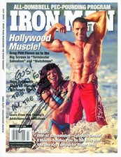 Greg Plitt ~ Signed Autographed Iron Man Magazine Cover 2009 Photo ~ JSA LOA picture