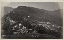 c.1860's PHOTO INDIA BOURNE No 1871 - DARJEELING FROM OBSERVATORY HILL picture