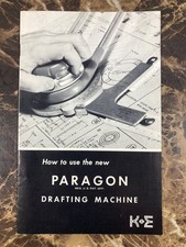 1944 Keuffel & Esser K&E PARAGON Drafting Machine Manual Vintage Guide Brochure picture
