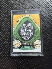 2025 Topps Chrome Marvel Sketch 1/1 Doctor Doom  picture