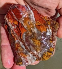 Premium California Central Coast Brecciated Jasper Agate. Lapidary. 14.9oz. picture