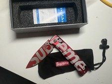 *NEW* Supreme Benchmade Bugout Knife (SS22) Red picture