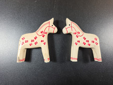 Vintage Dala Folk Art Horses picture