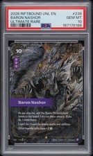 2026 RIFTBOUND: LEAGUE OF LEGENDS UNL-UNLEASHED #238 BARON NASHOR PSA 10 picture