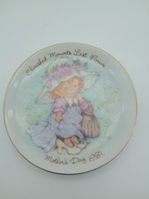 Mothers Day Plate Cherished Moments Last Forever Collectible 1981 Avon Lc019 picture
