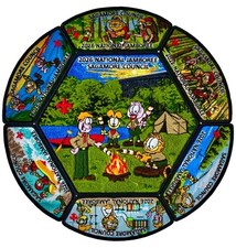 BOY SCOUT BSA SAGAMORE COUNCIL 173 OA 2026 JAMBOREE 7-PATCH JSP GARFIELD RARE picture