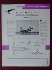 USIAS NORD AVIATION GRIFFON 02 EXPERIMENTAL AIRCRAFT DOCUMENT picture