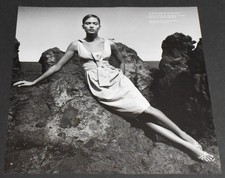 2006 Print Ad Sexy Fashion Legs Lady Heels Blonde Gorgeous A McQueen Dress Art H picture