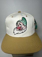 Disney Vintage Snow White Seven Dwarfs Sleepy Snapback Collectors Hat/cap picture