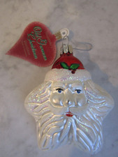 NWT Hausdorfer's Old World German Blown Glass Ornament w/Tag. Made for Bloomingd picture