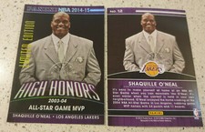SHAQUILLE O'NEAL HIGH HONORS MVP NBA 2014 2015 LIMITED EDITION CARDS PANINI RARE picture