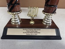 2010 Southern Comfort Tattoo VooDoo Expo 1st Place Best Patriotic Trophy 23.5” picture