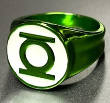 Green Lantern Ring Metallic Finish Stainless Steel Officially Licensed NYCC Excl picture