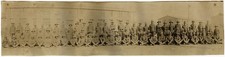 Buffalo Soldiers 1917 African American Black Regiment 367th Panoramic Photo Army picture