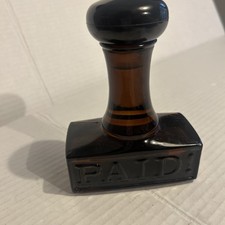 1970s Vintage Avon Stylish Paid Stamp Glass Perfume Cologne Decanter Bottle picture