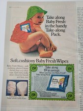 1979 soft Baby Fresh wipes towelettes for baby nude bottom ad picture