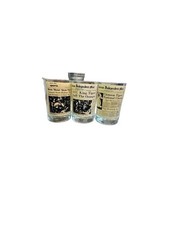 Clemson Set of 3 Vintage Newspaper Headline Drinking Glasses picture