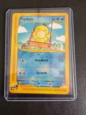 Psyduck 104/147 Aquapolis Vintage Pokemon Card US Psykokwak Exc picture
