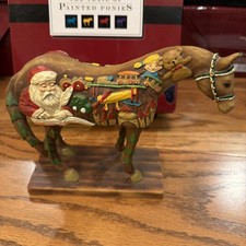 The Trail Of Painted Ponies 2008 Wooden Toy Horse Christmas in Box 1E/3810 picture