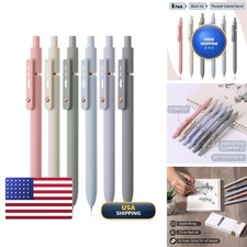 Mr. Pen Retractable Gel Pens Rose Gold Ring and Ball, 6 Pack picture