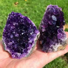 80-100g Raw Amethyst Crystal Quartz Cluster Specimens Healing Reiki Ornaments picture