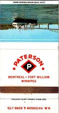 N. M. Paterson & Sons Ltd. Montreal Canada 1918 Vintage Matchbook Cover 5ML2-1 picture