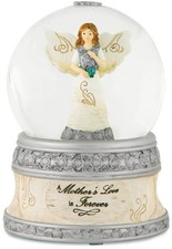 Pavilion Gift Company Elements 82329 100mm Musical Water Globe Angel Figurine picture