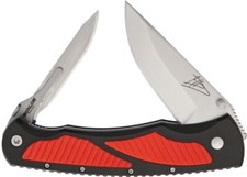 Havalon Titan Black/Red Folding Double Blade Pocket Knife 80120 picture