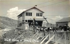 Vintage 1940s RPPC Vista House Shasta Dam California Real Photo Postcard picture
