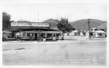 Mission Auto Court, Oatman, Arizona 1950s OLD PHOTO picture