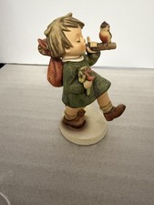 1971 Vintage Goebel Hummel Multicolor Porcelain Figurine #356 “Joyful Adventure” picture