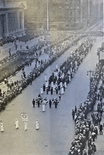 1914 Illustration Women's Protest Against War New York City August 29 1914 picture