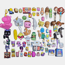 Shopkins, LOL, Pet Shop, Mixed Mini Toy Lot Dolls, Animals, Food. 60+ Pieces picture