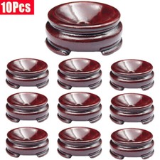 10pcs Wood Display Stand For 20-60MM Crystal Ball Sphere Globe Stone Holder Egg picture