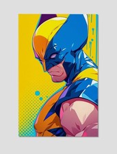Wolverine Pop Art Marvel Premium Giclee Print Poster 11x17 Comic Book Wall Art picture