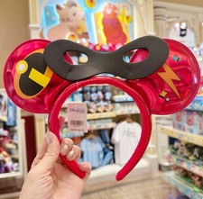 Genuine Hong Kong Disney 2026 The Incredibles Minnie Mickey Ears Headband New picture