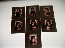 JOAN COLLINS ORIG DICK ZIMMERMAN 35MM COLOR FILM. LOT OF 7. picture