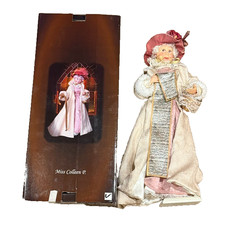 Vintage Kurt Adler Jacqueline Kent Faces Christmas Caroler Doll Figurine Colleen picture