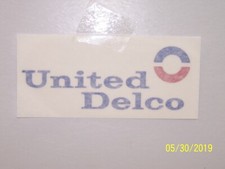 United Delco Vintage toolbox Decal  picture