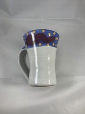 Stephen Kilborn Pottery Red Chile Coffee Mug Taos New Mexico picture