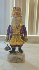 Vintage 1995 Russian Santa Carved Wood Figurine Signed S Belykh Sergiev Posad 8
