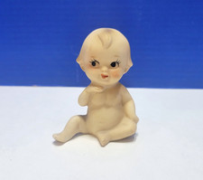 Vintage Kewpie Sitting Pretty Ceramic Baby Figurine picture