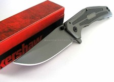 Kershaw Duojet Speed Assisted Opening Titanium CarbonFiber Inlay Knife CLAM 3830 picture