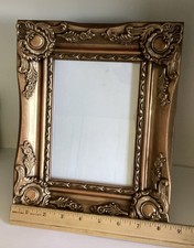 Vintage Ornate Picture Frame Victorian Baroque Renaissance Gold Bronze Finish picture