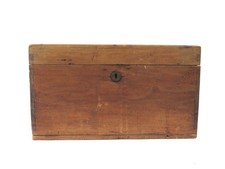 Large Japanese Tansu Woodworking Box w. Handles 12.5
