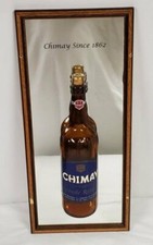 2003 Chimay Peres Trappistes Grande Reserve Beer 3D Mirror Bottle Sign 9x19 picture